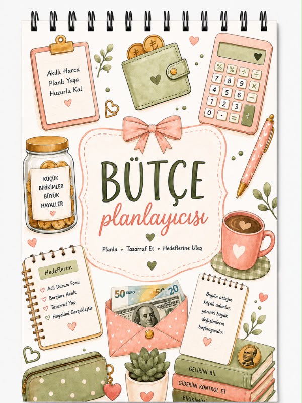 Bütçe Planlayıcısı - Bütçe Ajandası - Bütçe Takip Çizelgesi